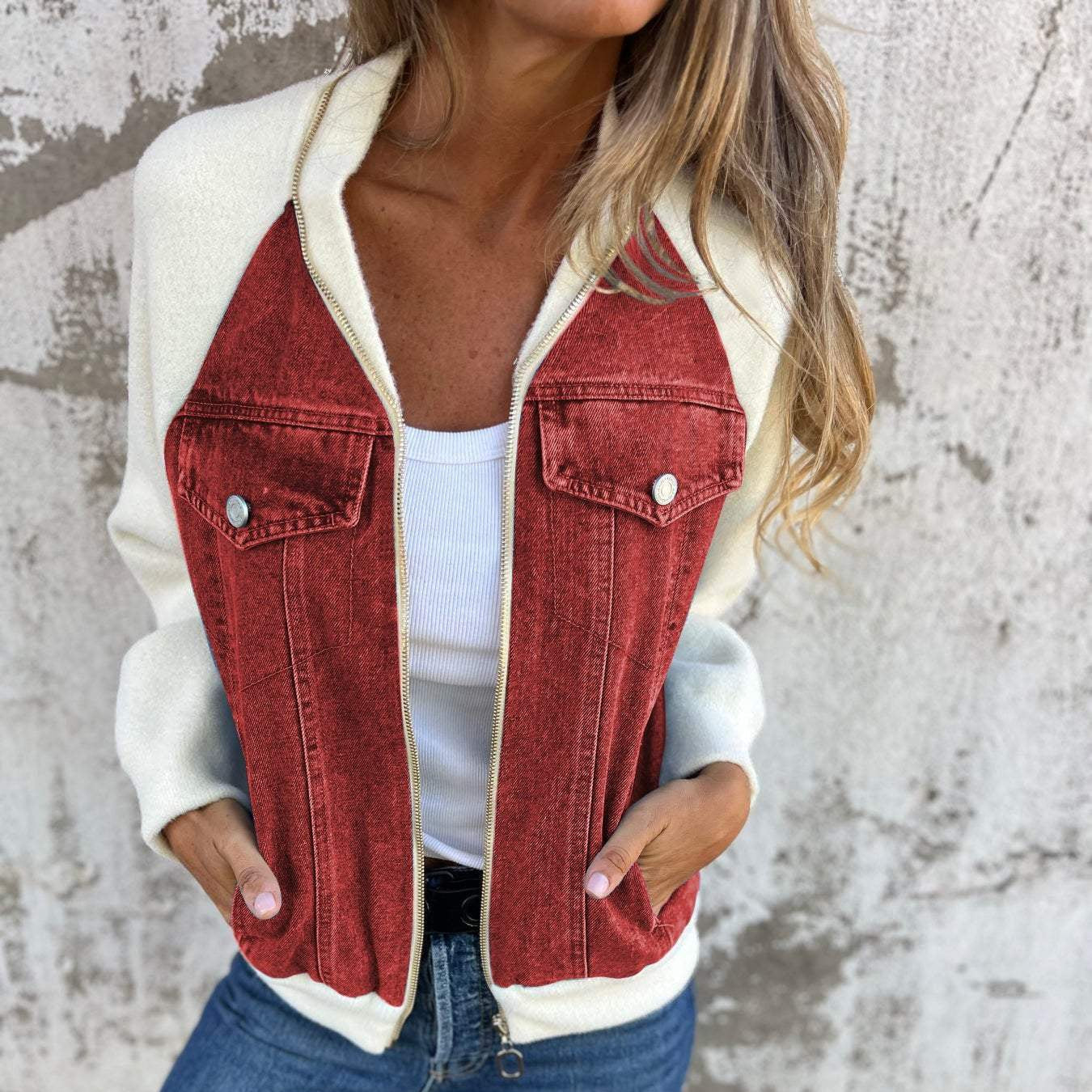 Rosgrove | Damen - Jeansjacke - Klassischer Freizeitstil