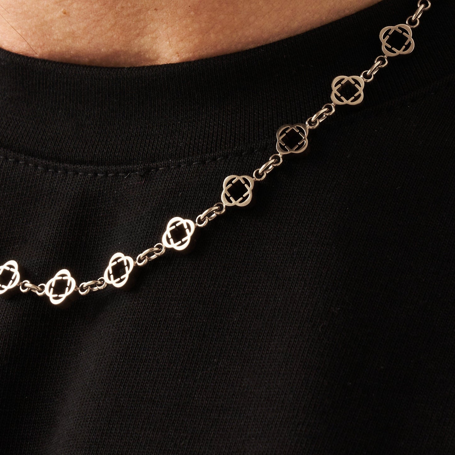 Clover Link Hanger (Zilver)