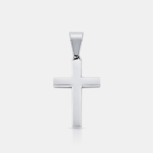Latijns Kruis Hanger (Zilver)