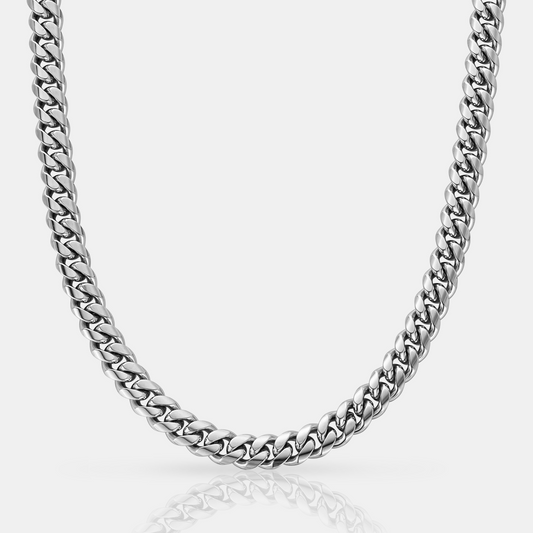 Miami Cuban (Zilver) 8mm