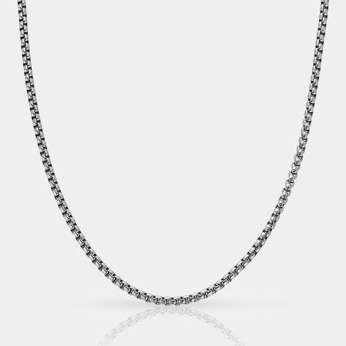 Ronde Box Chain (Zilver) 3mm