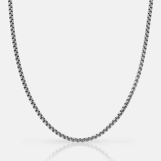 Ronde Box Chain (Zilver) 3mm