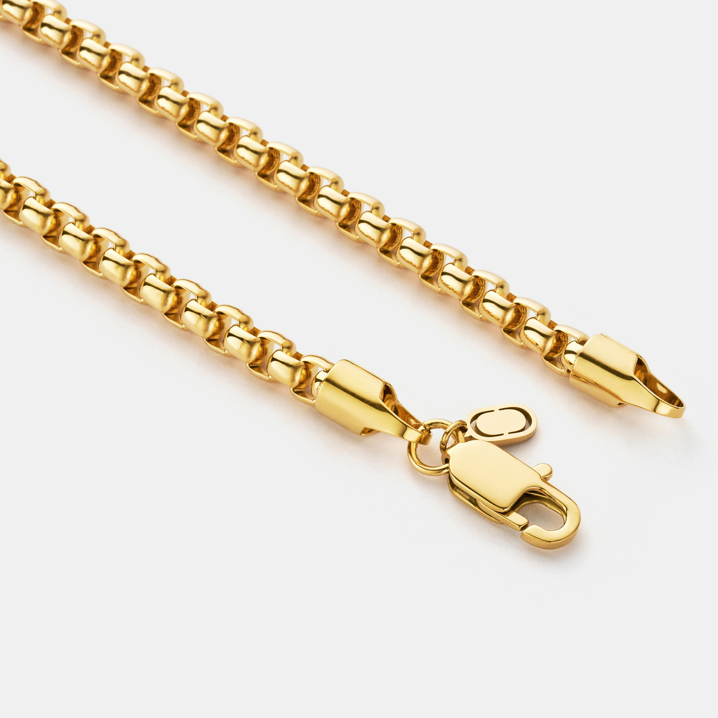 Ronde Boxketting (Goud) 5mm