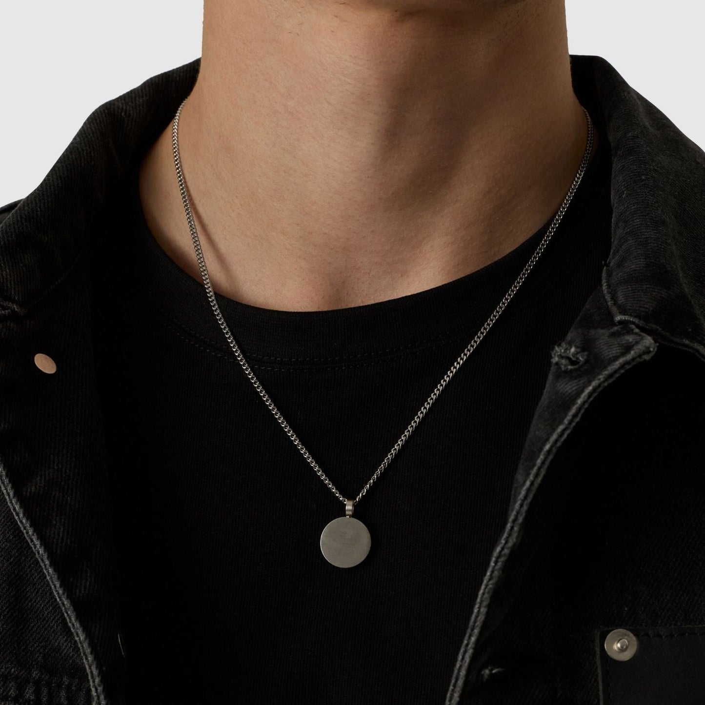 Ronde Totem Hanger (Zilver)