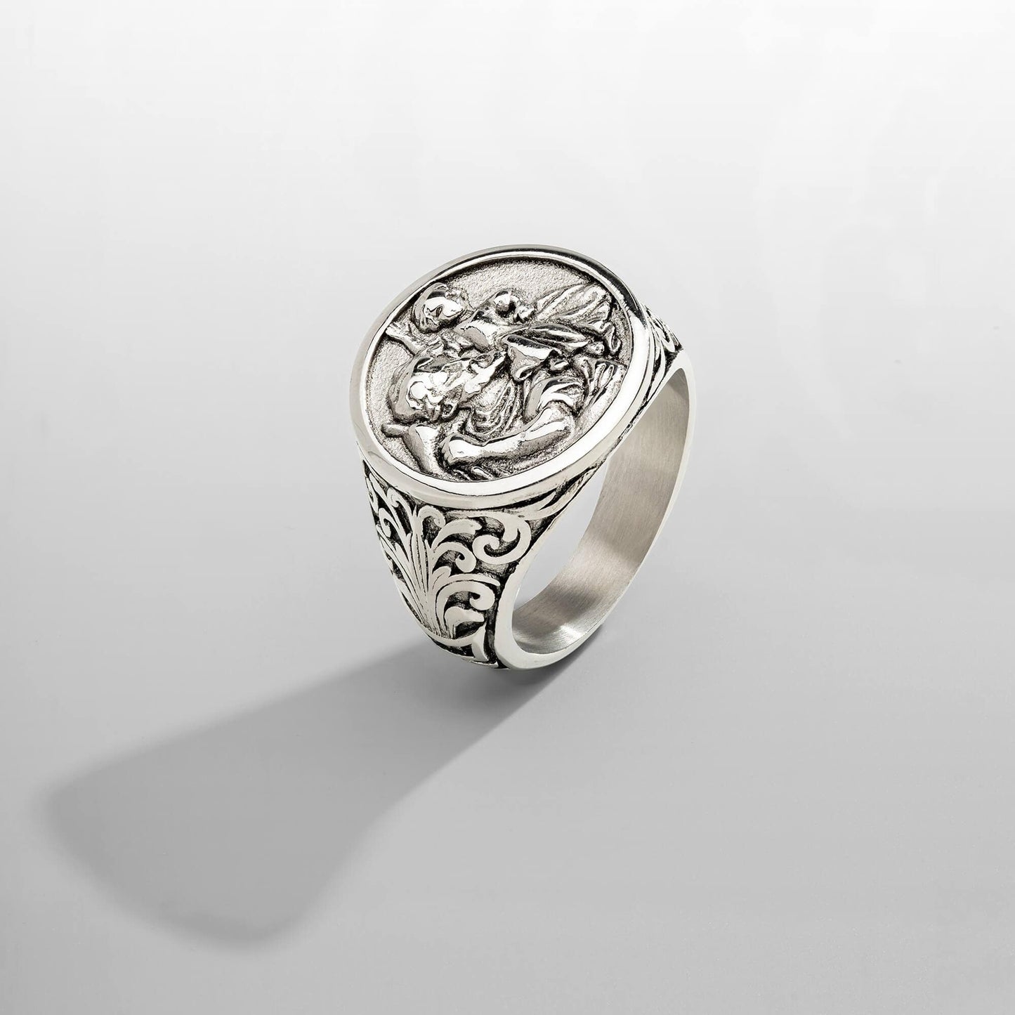 St. Christopher Ring (Zilver)