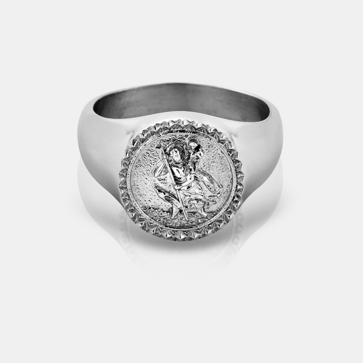 Sint-Christoffel Zegelring (Zilver)