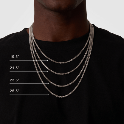 Tarwe (Zilver) 3mm