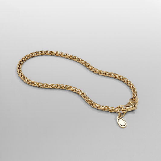 Tarwe Armband (Goud) 3mm