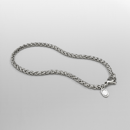 Tarwe Armband (Zilver) 5mm